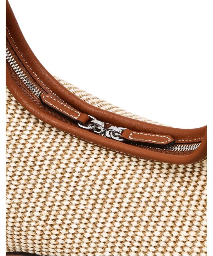 Athe Vanessabruno [Ecole] Brown Beige Ecole Raffia Shoulder Bag Aaba6E821W2