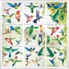 Colorful, Hummingbird, Simple, Anti-collision Glass Sticker, Home Office, Window Glass Sticker, Refrigerator Decoration