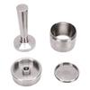 Reusable Coffee Pod Fit for Illy X7 Y3 Y5 Coffee Machine Refillable Stainless Steel Coffee Capsule Coffee Tamper Spoon Brush