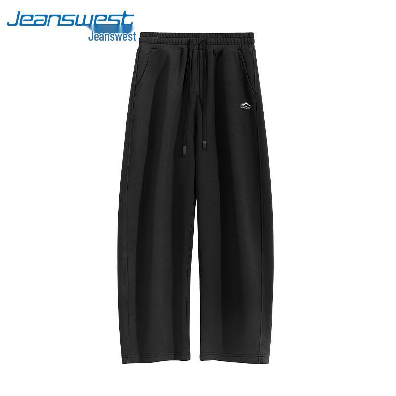 Jeanswest Men's 2025 Autumn Heavyweight Cotton Curved Leg Casual Pants