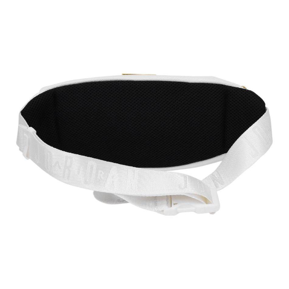 Jordan Sports Trend Mesh Design Snake Pattern High-Quality Basic Crossbody Waist Bag Unisex bags White JD2133015GS-002