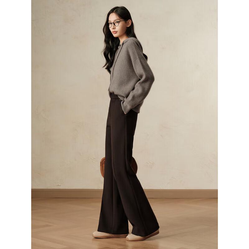 

JORYA ANNA KARIN Женские вязаные брюки клеш облегающего кроя XL