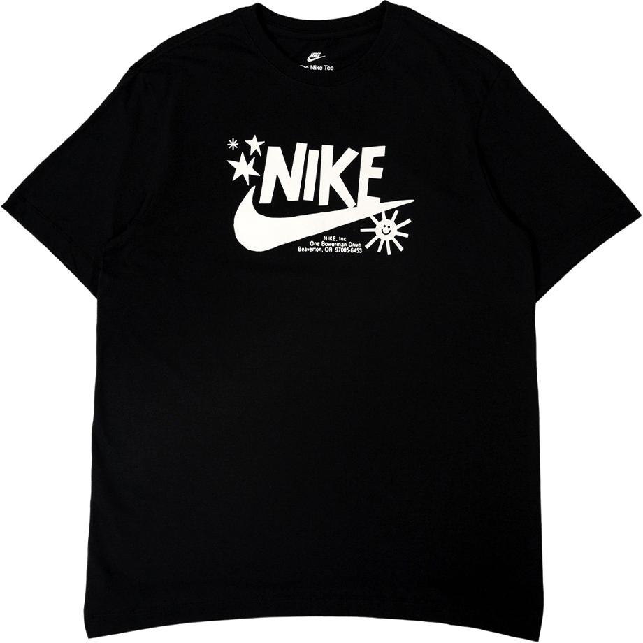 

Мужская однотонная футболка с короткими рукавами и круглым вырезом Nike, черные DR7808-010 M