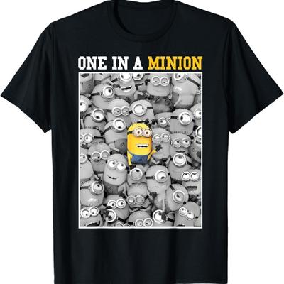 Despicable Me Minions One In A Minion Color Pop Portrait T-Shirt