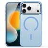 Coque pour iPhone 17 Pro Max - TPU+PC, Bleue, MagSafe