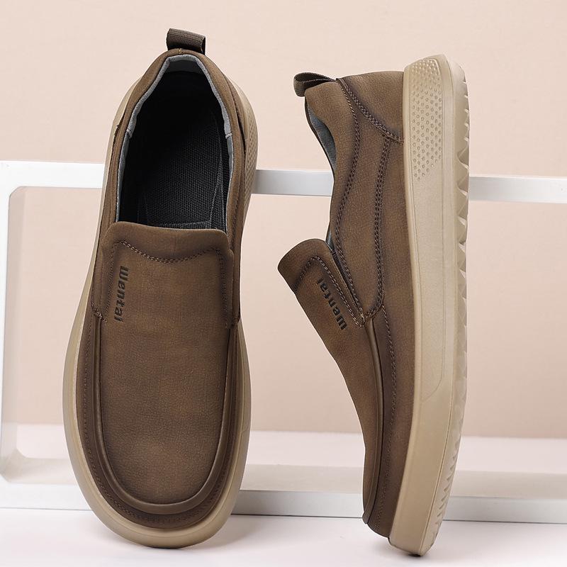 Herren 2025 Herbst Freizeit Skate Schuhe, Bequeme & Atmungsaktive Slipper Loafer