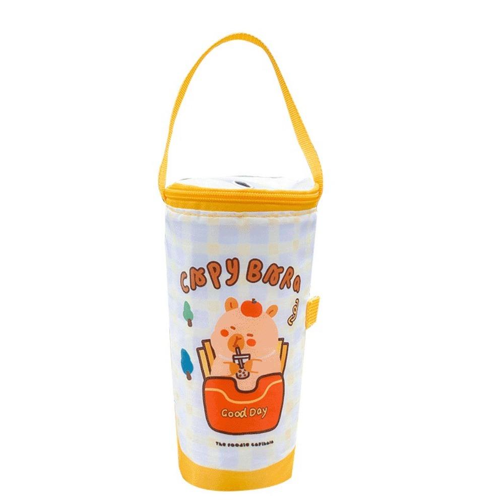 Traveling Milk Tea Tote Bag Cloth Handheld Bag Heat Preservation Bag Tumbler Cup Accessories