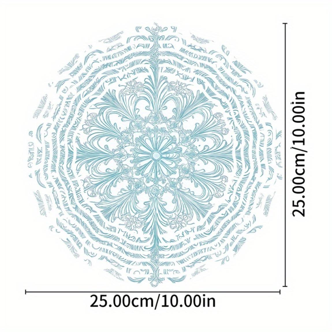 

Синий и Белый Цветочный Металлический Колокольчик Ветра Элегантная Подвесная Садовая Скульптура Не Требуется Питание Идеально для Внутреннего и Наружного Декора Круглый Год 01A