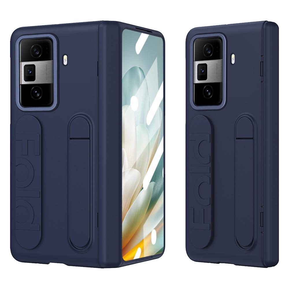 For Honor Magic Vs3 5G Case Kickstand Wristband PC Phone Cover with Tempered Glass Film