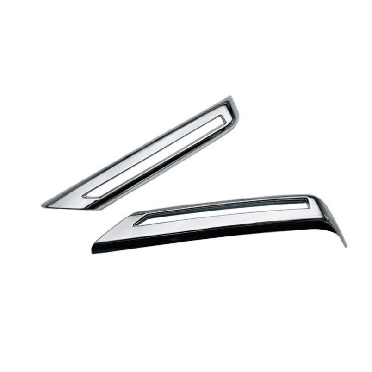 For Daihatsu Tanto  LA650S/LA660S   ABS Chrome Front Fog Light Lamp Cover Trim Molding Bezel Garnish