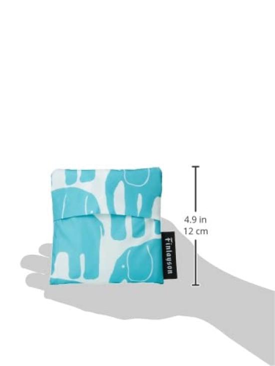 Marushin Elephantie Blue Eco Made with Recycled Perfect for or as a Gift Finlayson/Finlayson Bag, Polyester, Mother's Day, Birthdays, (Product Number