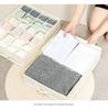 47cm Foldable Cotton Underwear Organizer for Wardrobe Drawer - Extended Version