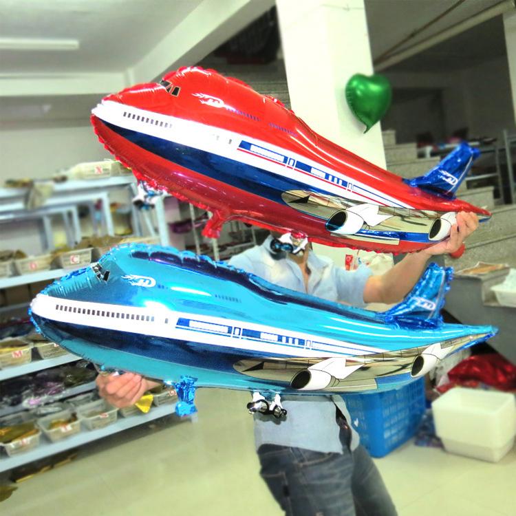 Büyük Boy Airbus Modeli Alüminyum Folyo Balonlar Doğum Günü Partisi Mariage Dekorasyon Balon Oyuncak
