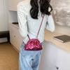 French Niche Small Bag Women's Bag New Simple and Fashionable Summer Beautiful Crossbody Bag Pleated Shell Bag