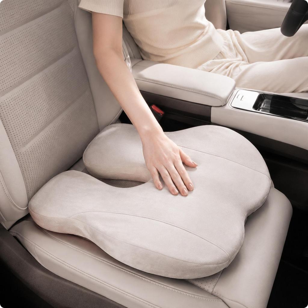 Car Seat Booster Cushion Breathable Portable for Commuters