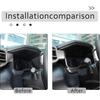 Dashboard Meter Panel Frame Trim for Toyot@ Tundra 2022-2025 /Sequoia 2023-2025 Accessories, ABS Car Center Console Dashboard Protective Cover