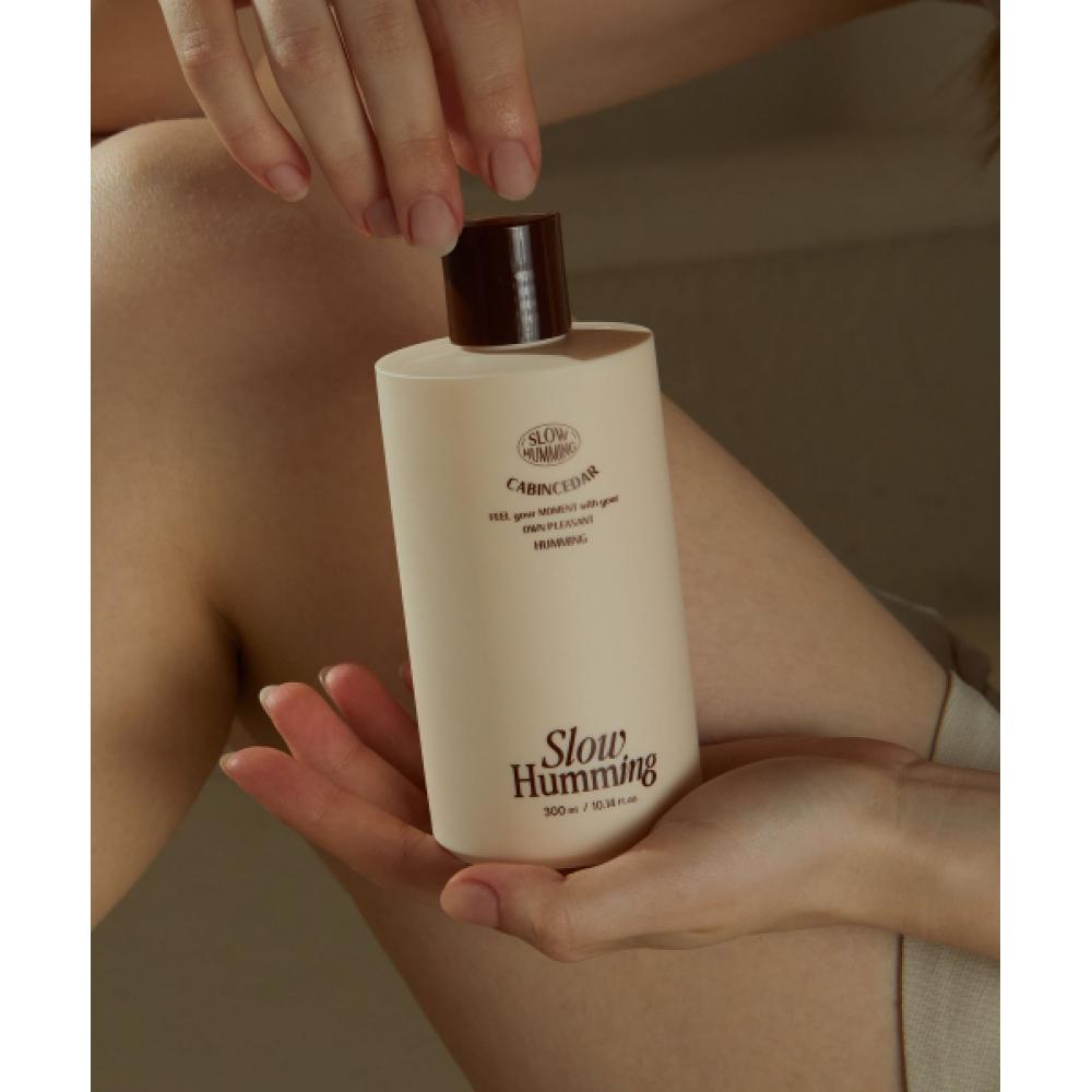 Slow Humming Woody Body Lotion Carbincedar  300ml Single item (S002A)