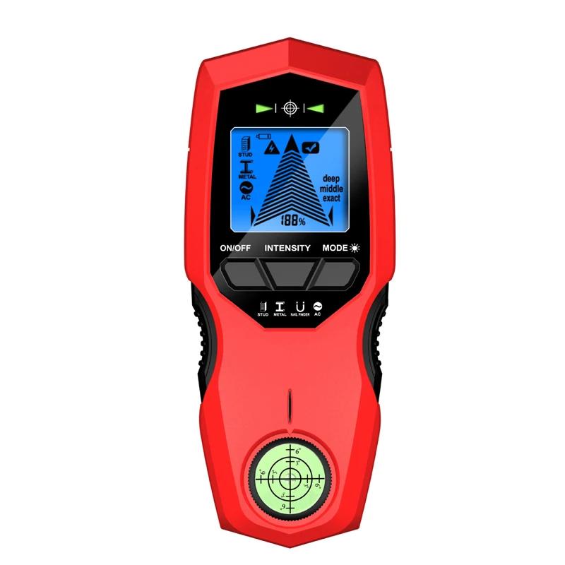 

1 ПК Детектор Стен Металл Дерево Напряжение Обнаружение Стены Гвоздь Finder Обнаружение Металла Провод Поиск Гвоздей красный