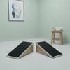 Wooden Squat Incline Board with Anti Slip Surface Knee Support Stretching