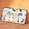 Funny Cat Mofusand Car Sunshade: Front Windshield Sun Protector