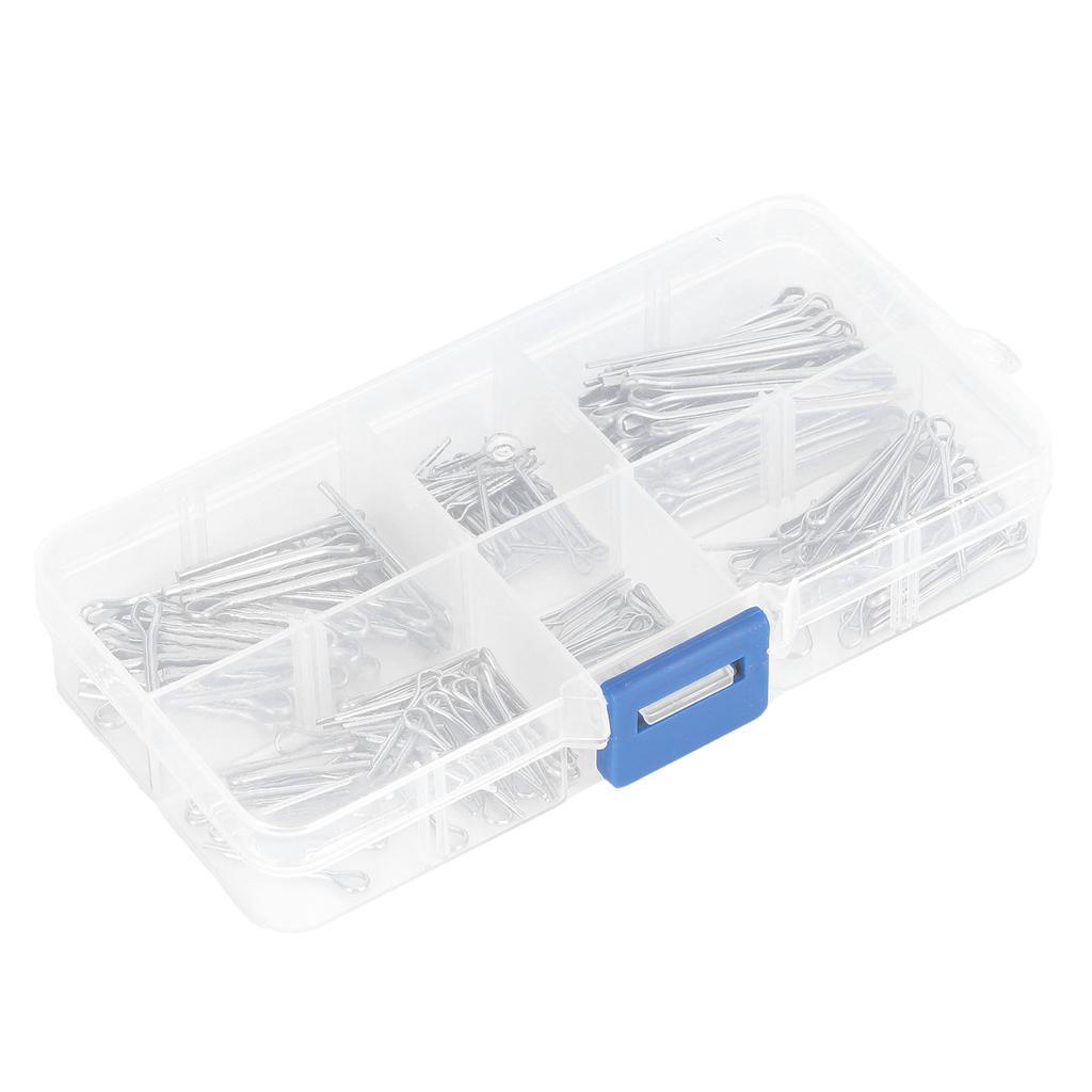 175Pcs Cotter Pin Zinc Alloy Galvanized Locking Automotive Parts for Maintenance