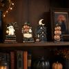 2D Wooden Halloween House Ornament Vintage Decor