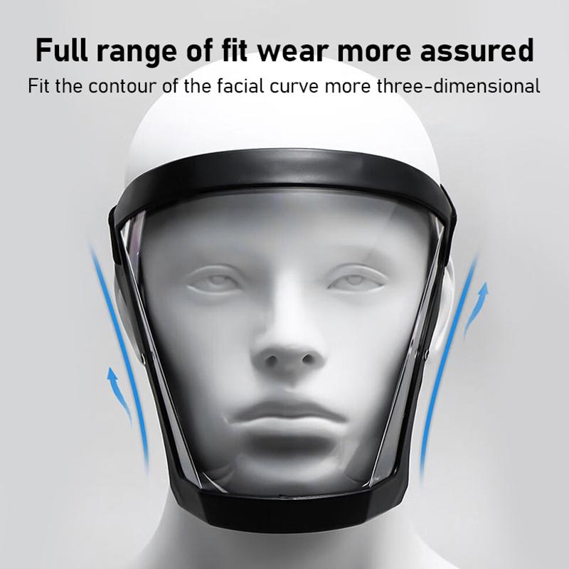 Work Protection Mask Transparent Facial Protector Face Facemask Protective Outdoor Heating Home Kitchen Tools Full Face Mask