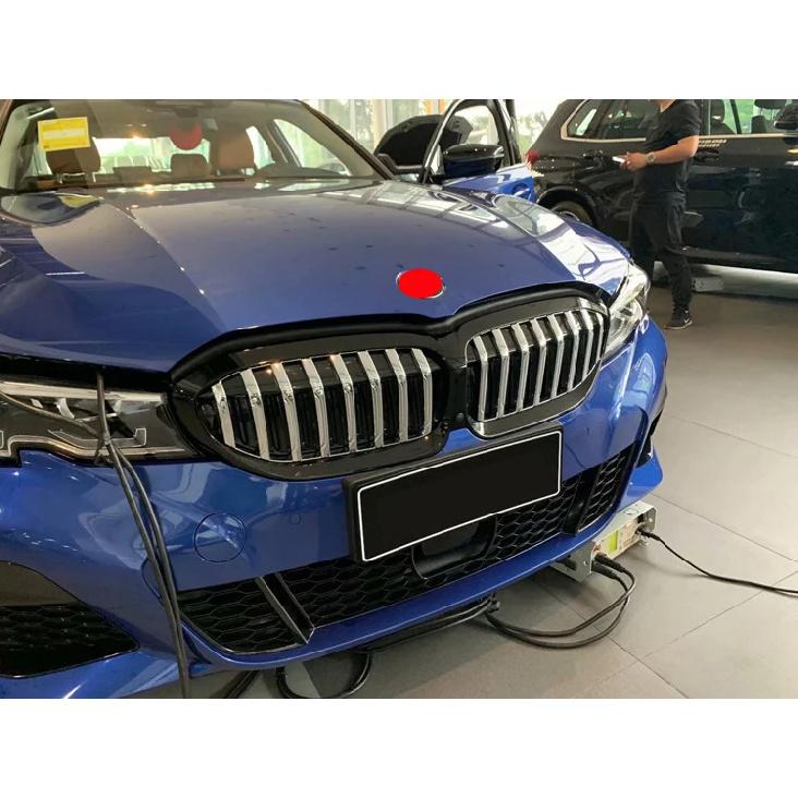 ABS Chrome Front Grille Cover Center Mesh Trim For BMW 3 Series G20