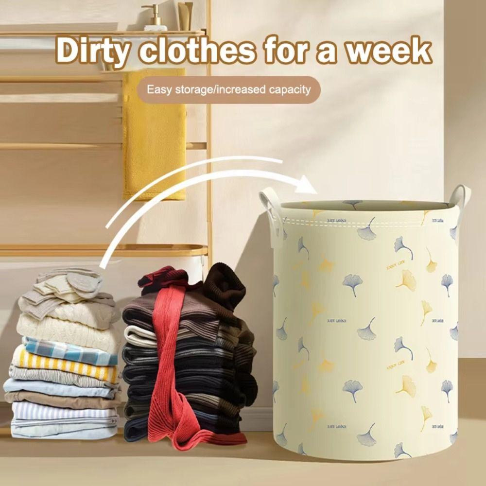 Foldable Laundry Basket Waterproof Moisture-proof Toy Storage Organizer Washable Large Capacity Laundry Storage Bucket