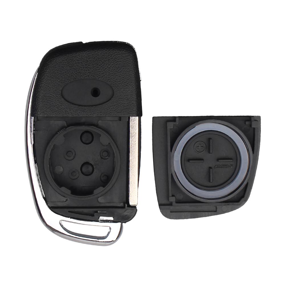3 Button Filp Car Remote Key Case For Hyundai Hb20 Ix35 I45 Santa Fe Accent I40 I20 Hy15/Hy20/Toy40 Uncut Blade Key Shell