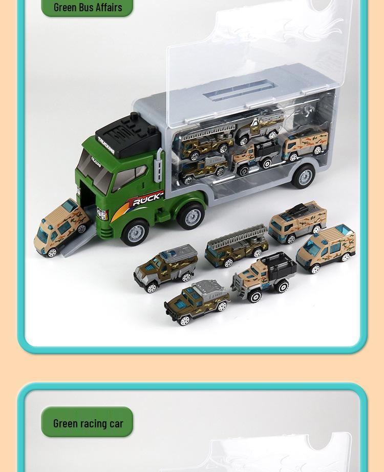 Modello di Auto Giocattolo Camion dei Pompieri da Corsa in Lega per Bambini