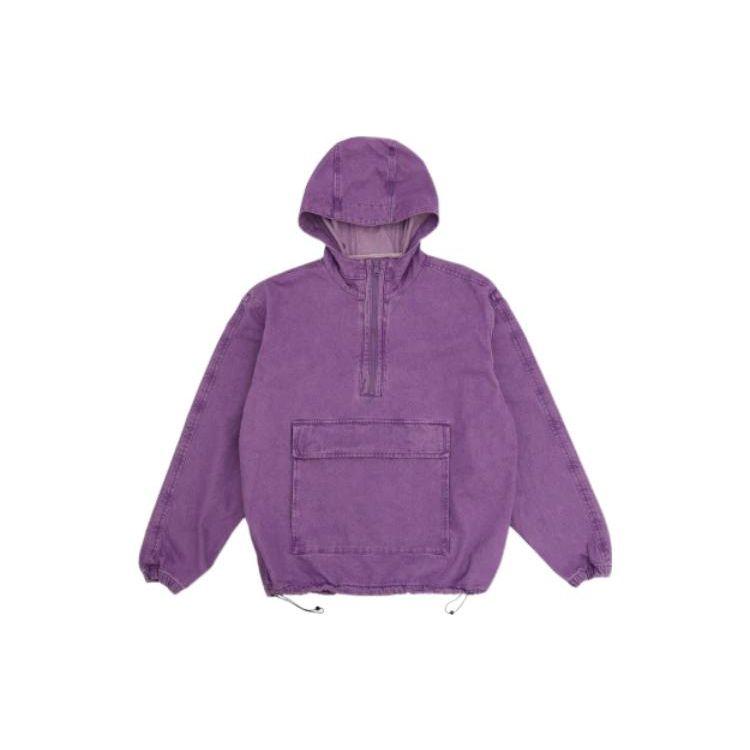 

Levis SS22 Однотонная джинсовая куртка с капюшоном и длинным рукавом Мужские куртки Фиолетовый A2793-0000 L