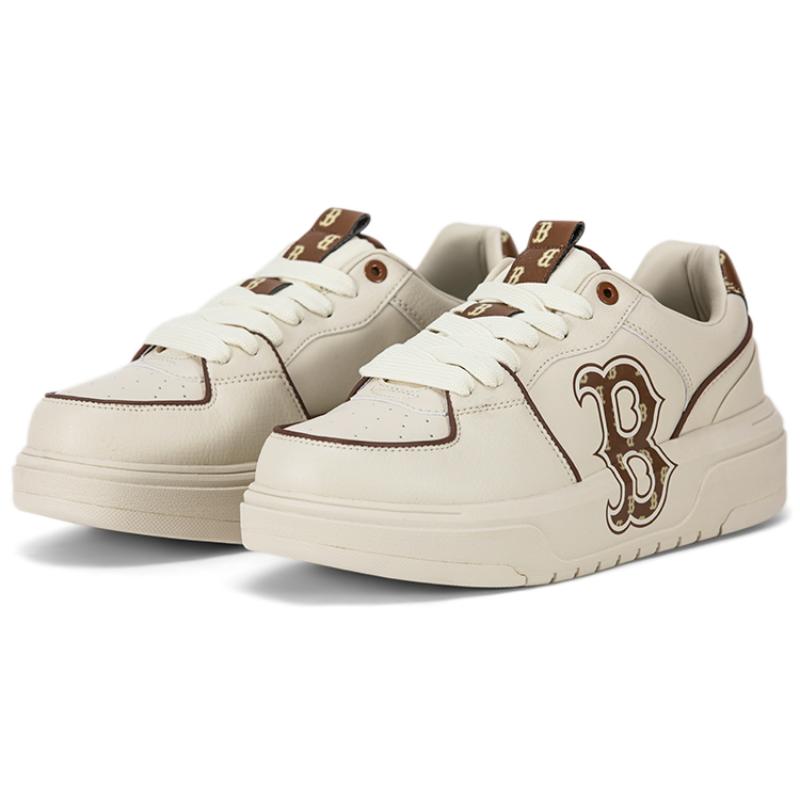 MLB Chunky Liner Boston Low top Skateboard Shoes Unisex Brown Sneakers 3ASXCLR3N-43BRS