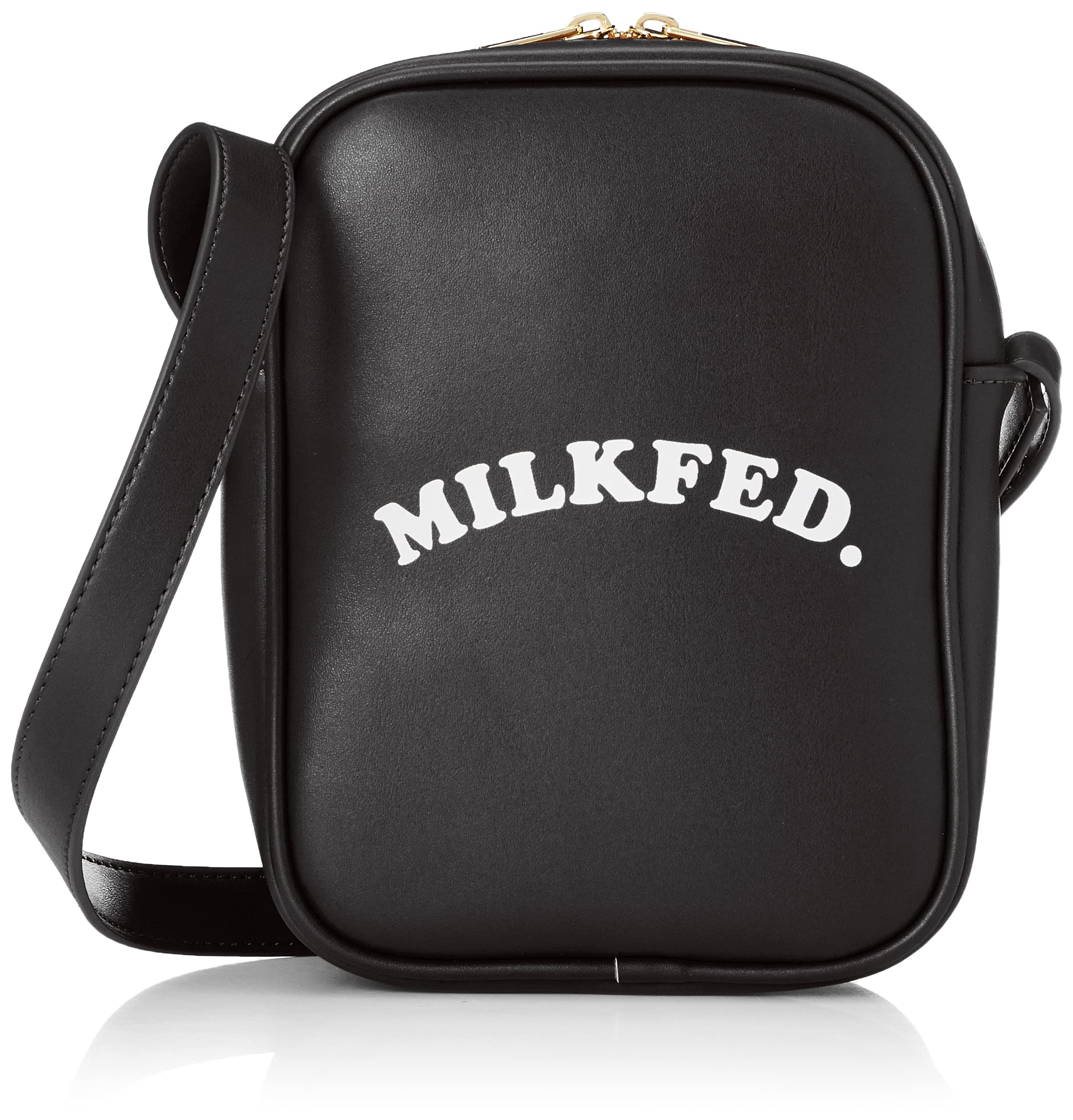 

Milkfed Cooper Logo Shoulder Free Size Bag, Women s, Black, чёрный