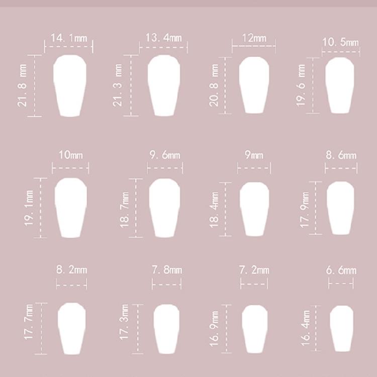 24pcs Fall Flower Press on Nail Coffin Designs Artificial Nail Floral False Nail  Elegant Full Cover Acrylic Nail