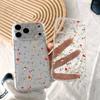 Flower Phone Case for iPhone 17 16 15 14 13 12 11 Pro Max Plus Air Mini 16E ProMax Transparent Case