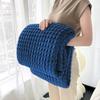 Autumn Winter Warm Striped Plaid Flannel Fleece Throw Blanket
