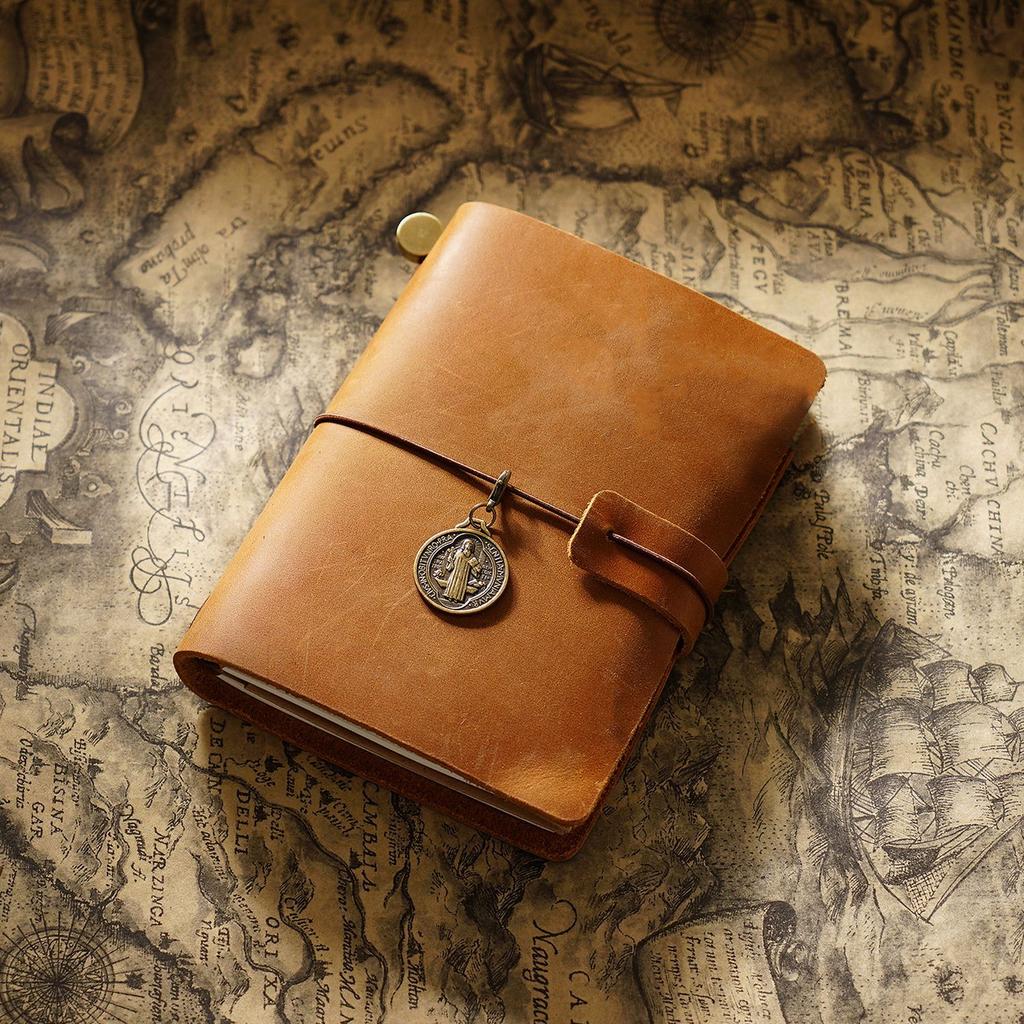 Full Grain Leather Diary Journal Workbook Custom Paper Notebook Leather Book Cover Jotter Vintage Notebook Leather Product