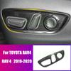 For Toyota Rav4   Interior Accessories ABS Chrome Car Seat Adjust Switch Button Cover Trim Decoration Car