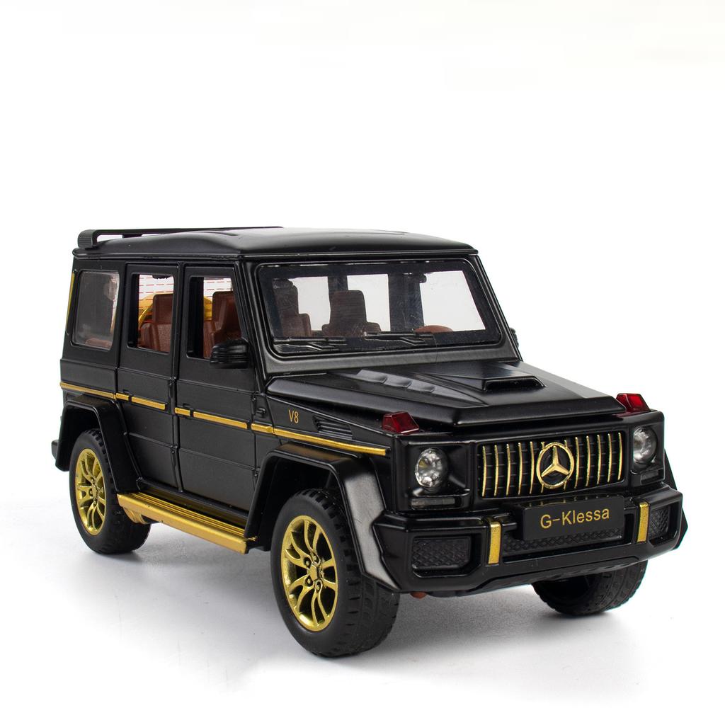 1:32 Scale G63 Alloy Diecasting Cars Toys Models With Light And Sound SUV Vehicle 6 Doors Opened Off-road Children Festival Gift