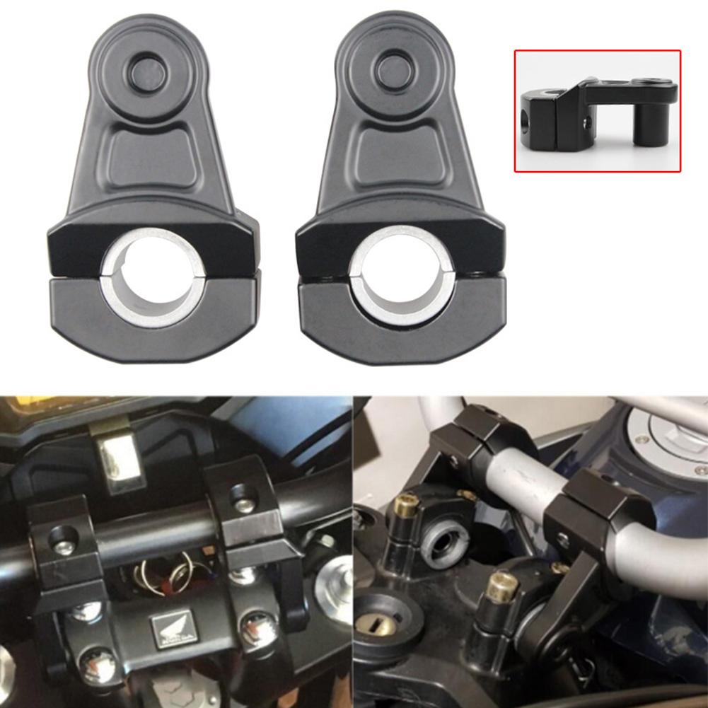 Motorcycle Bar Clamps Raised Zinc Alloy Handlebar Handle Bar Risers Compatible With 22MM 7/8"&28MM 1 1/8" Handlebars