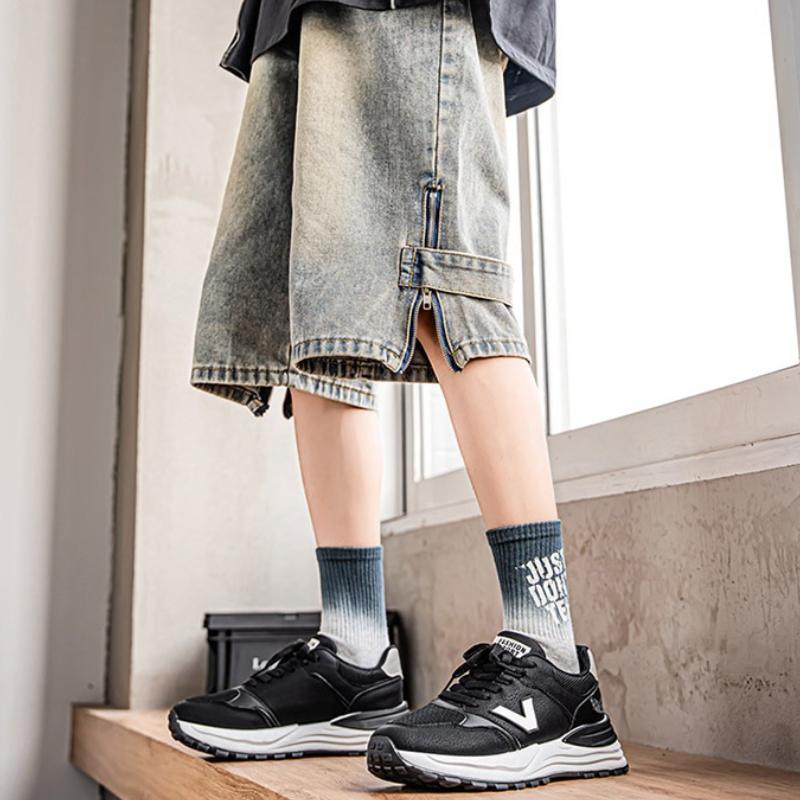 2025 Fashion Men's Tennis Shoes Mesh Comfortable Breathable Casual Sneakers Low-top Non-slip Wear-resistant Running Shoes Tenis