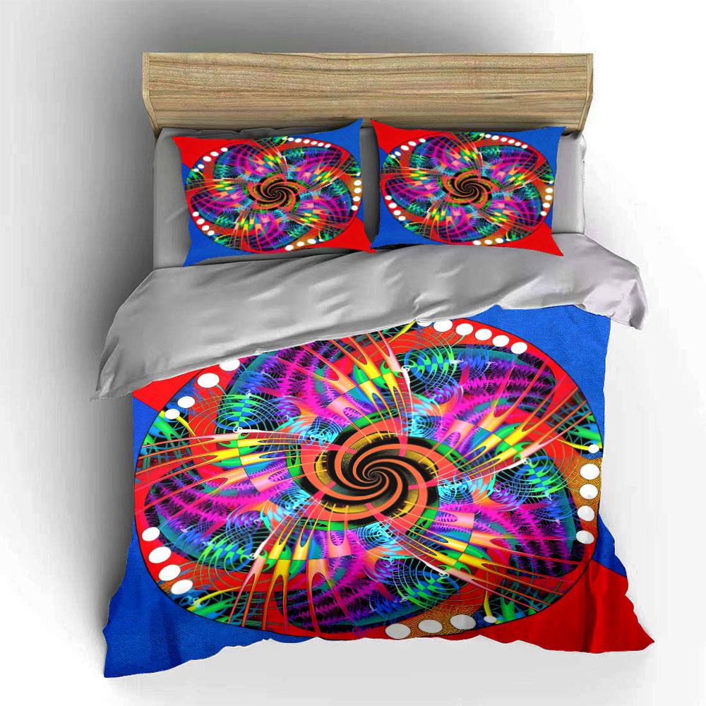 Colorful Abstract Art Set Soft Comfortable Duvet Cover Bedding Set Included 1*Duvet Cover & 2*Pillowcases, Gift