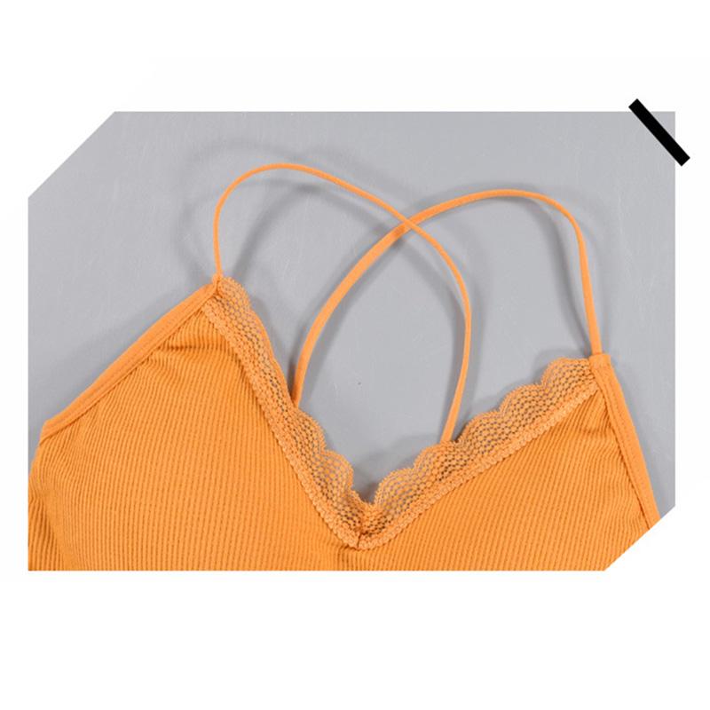 Bezšvové tenké ramienka Cross Beauty Back Lace Edge Beauty Back Yoga Sports Bra