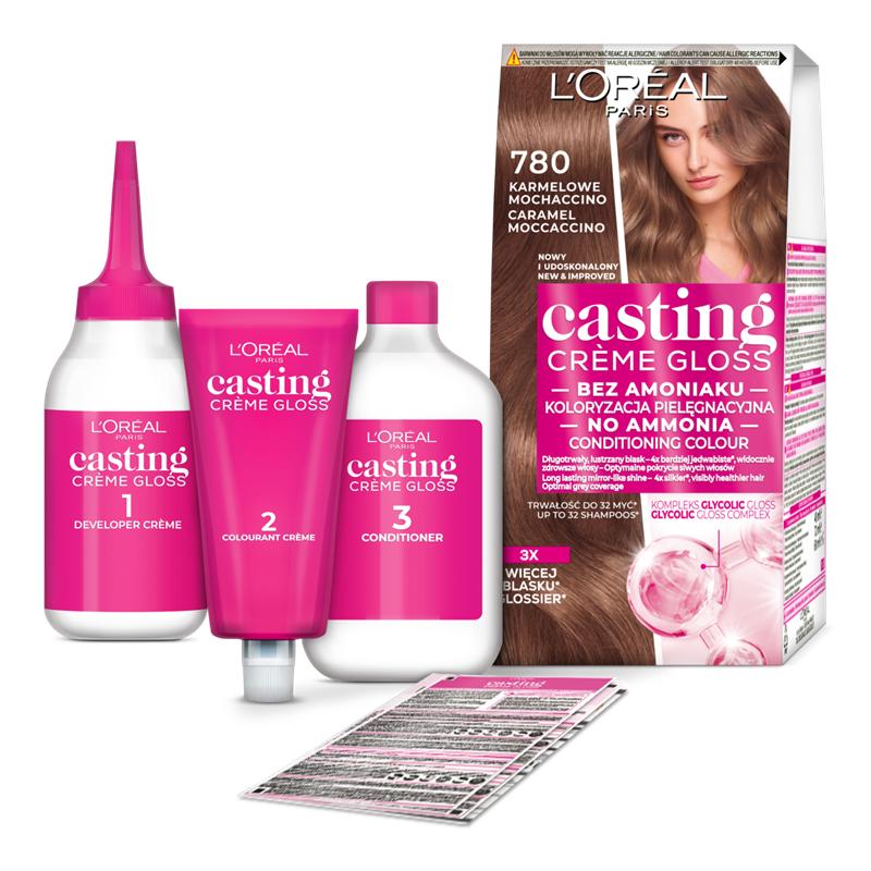 Loreal Casting Crème Gloss Haarfarbe - 780 Karamell Macchiato (48ml, 72ml, 60ml)