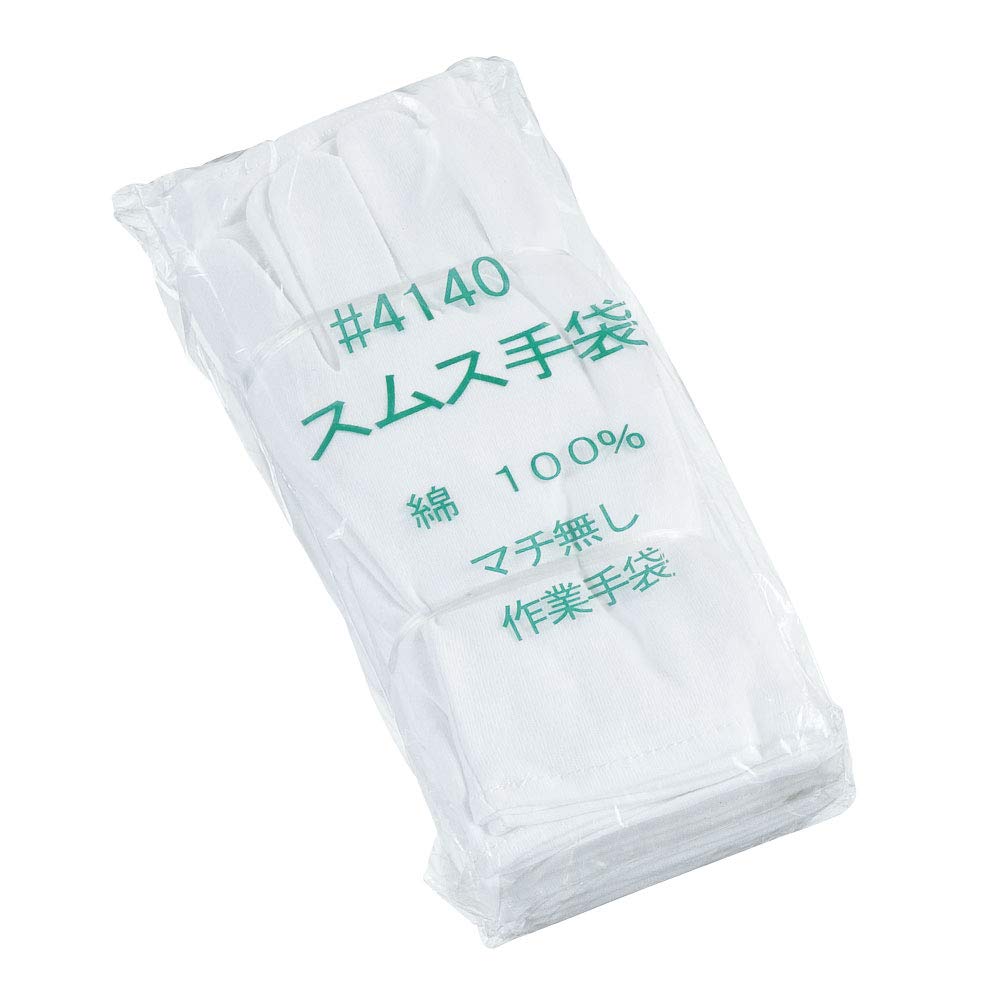 Otafuku Smooth Work No 12 Medium Gloves, Gloves, Gusset, Pairs, 4140mm,