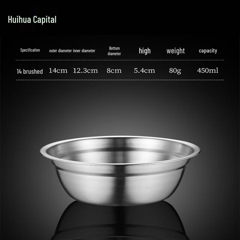HUIHUADU 304 Stainless Steel Multipurpose Bowl