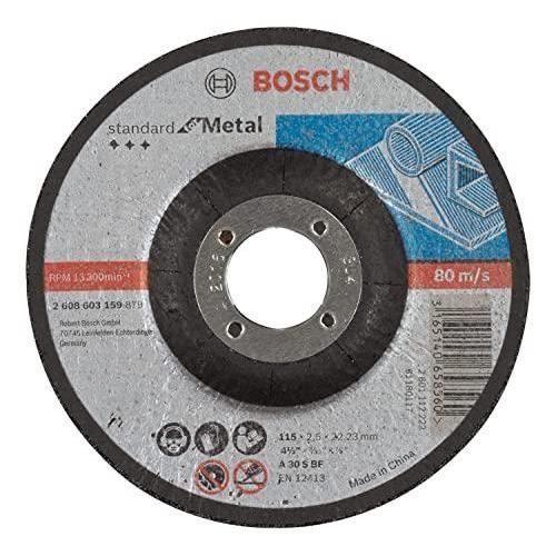 Disque à tronçonner - Bosch - A 30 S BF - Ø 115 mm - Alésage 22,23 mm - Épaisseur 2,5 mm
