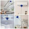 Telescopic Duster Kit Long Handle Bendable Reusable Dust Remover Brush for High Ceilings Furniture Household Car Cleaning Supply