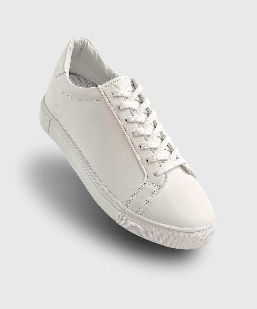 Okeyplace 5.5Cm Hidden Heel Basic Sneakers White (Okpl-55Sn102)